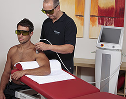Lasertherapie - Bad Nauheim - Schulterbeschwerden, Rückenbeschwerden, Ischiasbeschwerden, Tennis-, Golferellbogen, Kniebewschwerden